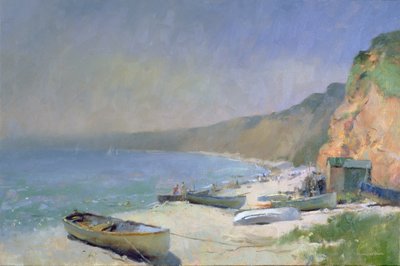 Schitterend strand, Budleigh Salterton door Trevor Chamberlain